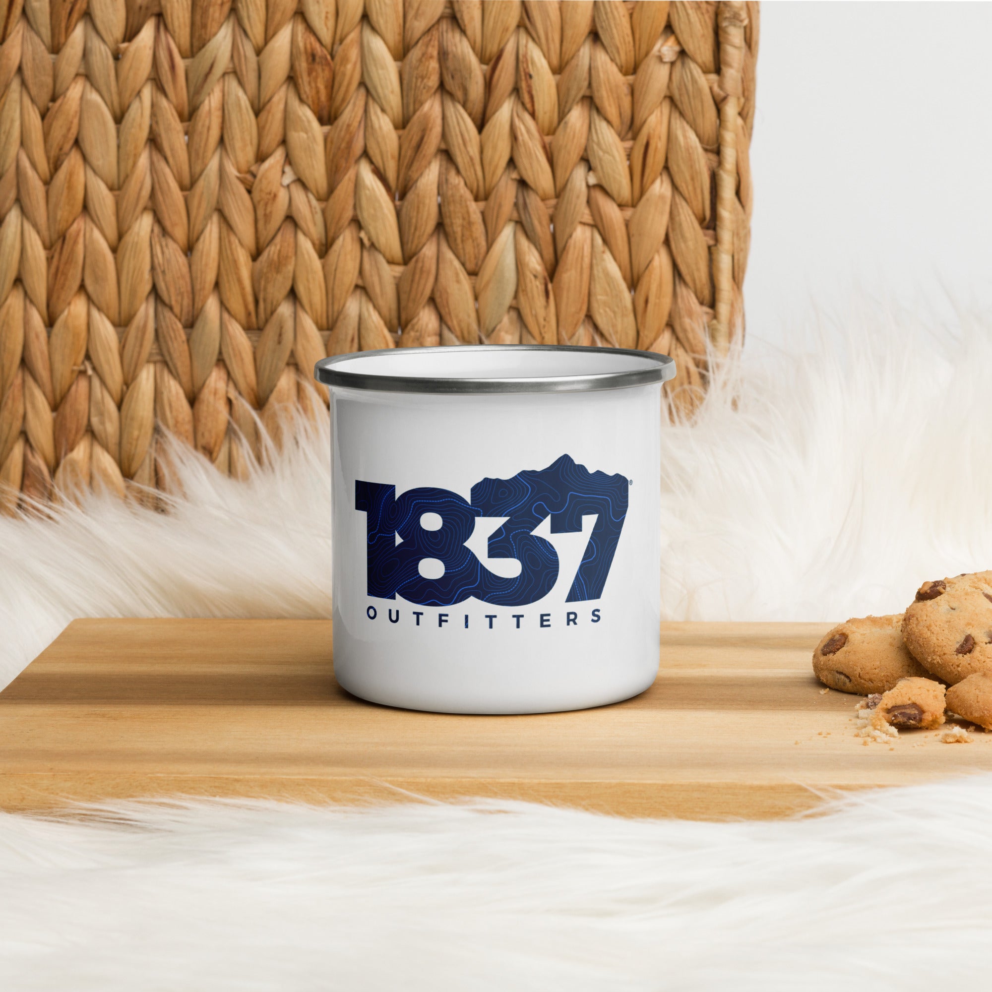 1837 Base Camp Enamel Mug